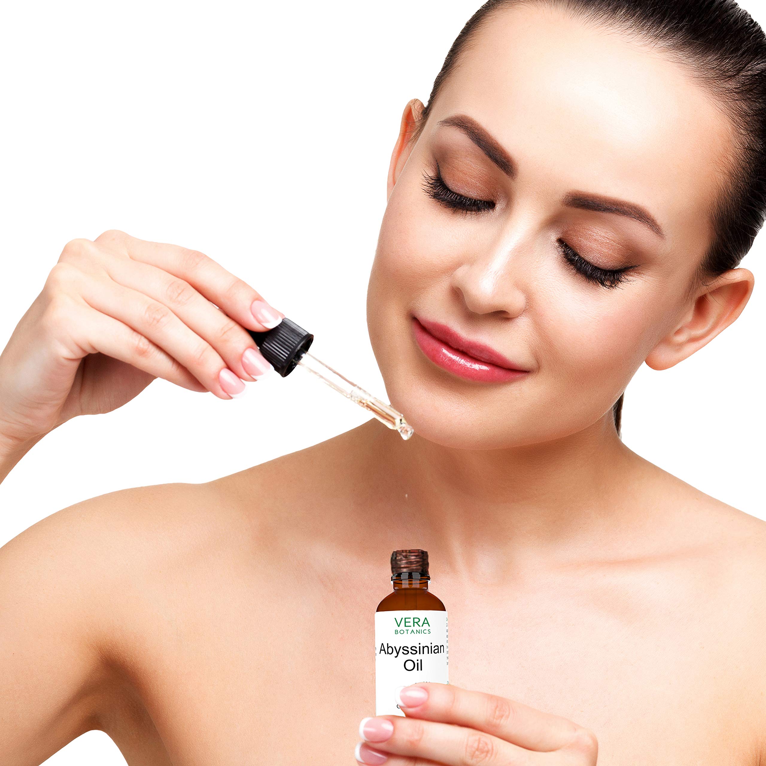 Huile abyssinienne Vera Botanics pour le visage et l'hydratation.