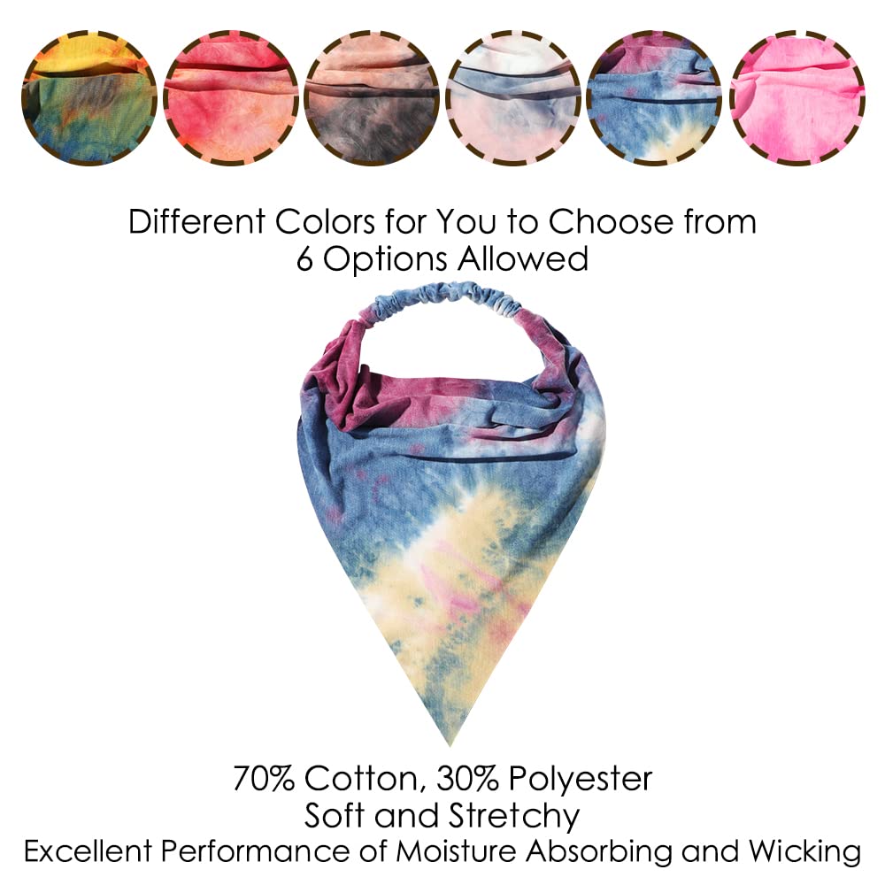 Vercret bandana cheveux couleurs variees, ajoutant style et praticite.