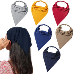 Bandana Vercret triangle boho, léger et polyvalent pour un look décontracté.