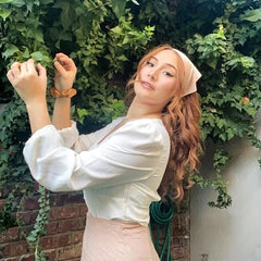 Vercret bandeau cheveux boho triangle noir, look chic et maintien sûr pendant l'effort.