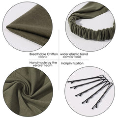 Vercret écharpe-cheveux couleurs variées pour assortir chaque tenue.