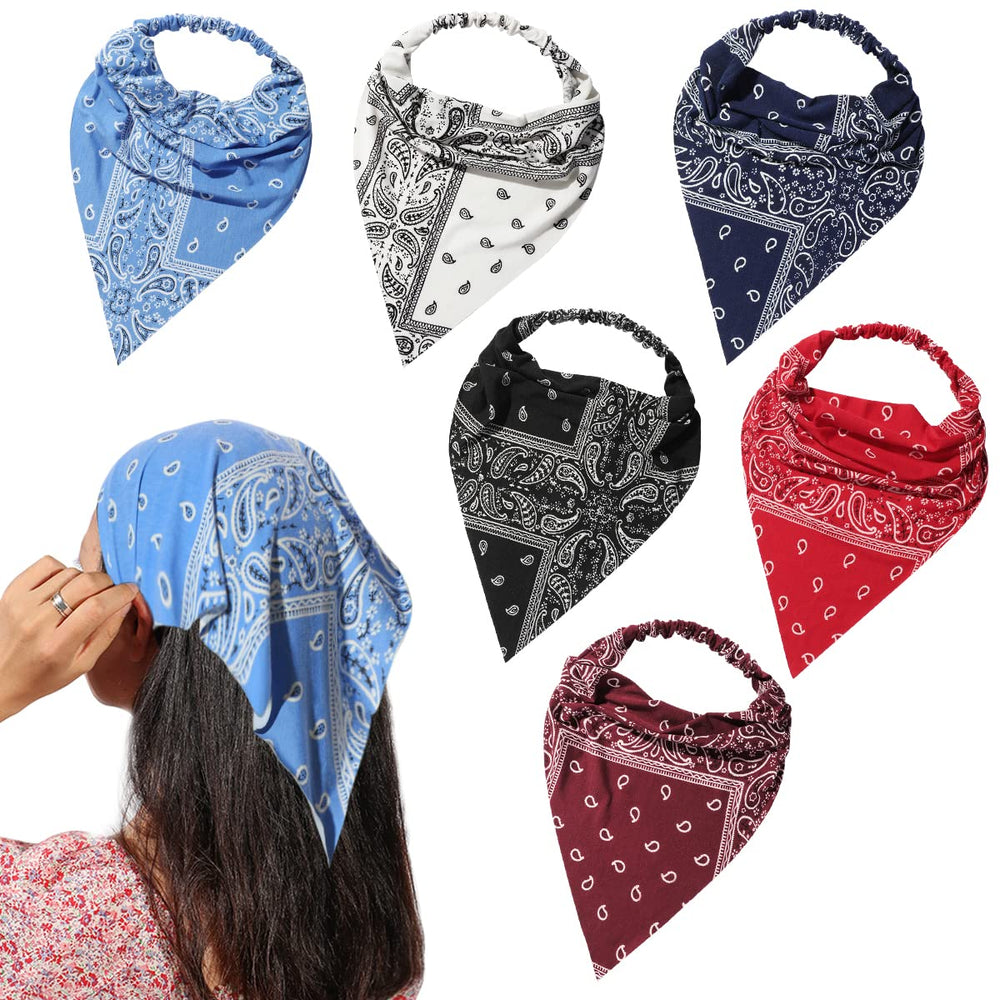 Vercret ensemble-bandeaux-cheveux-boho-paisley pour un style décontracté toute la journée.