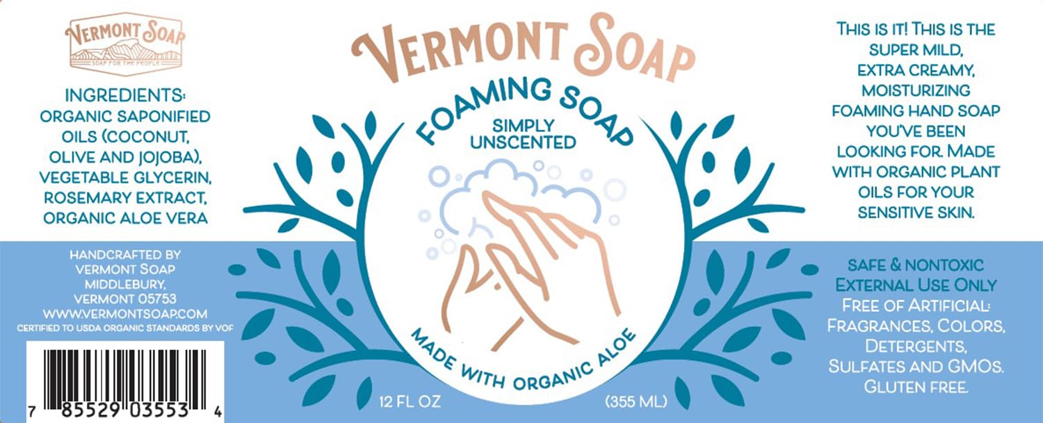 Vermont Soap design distributeur pratique, esthétique et facile à utiliser