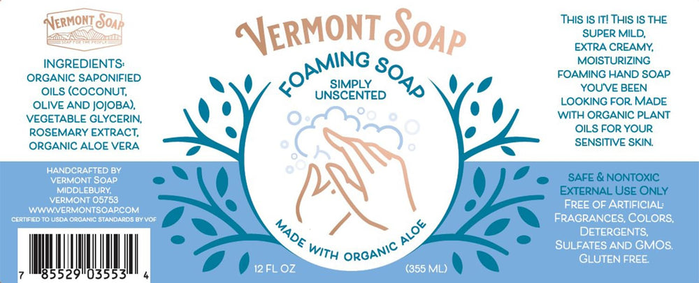 Vermont Soap design distributeur pratique, esthétique et facile à utiliser