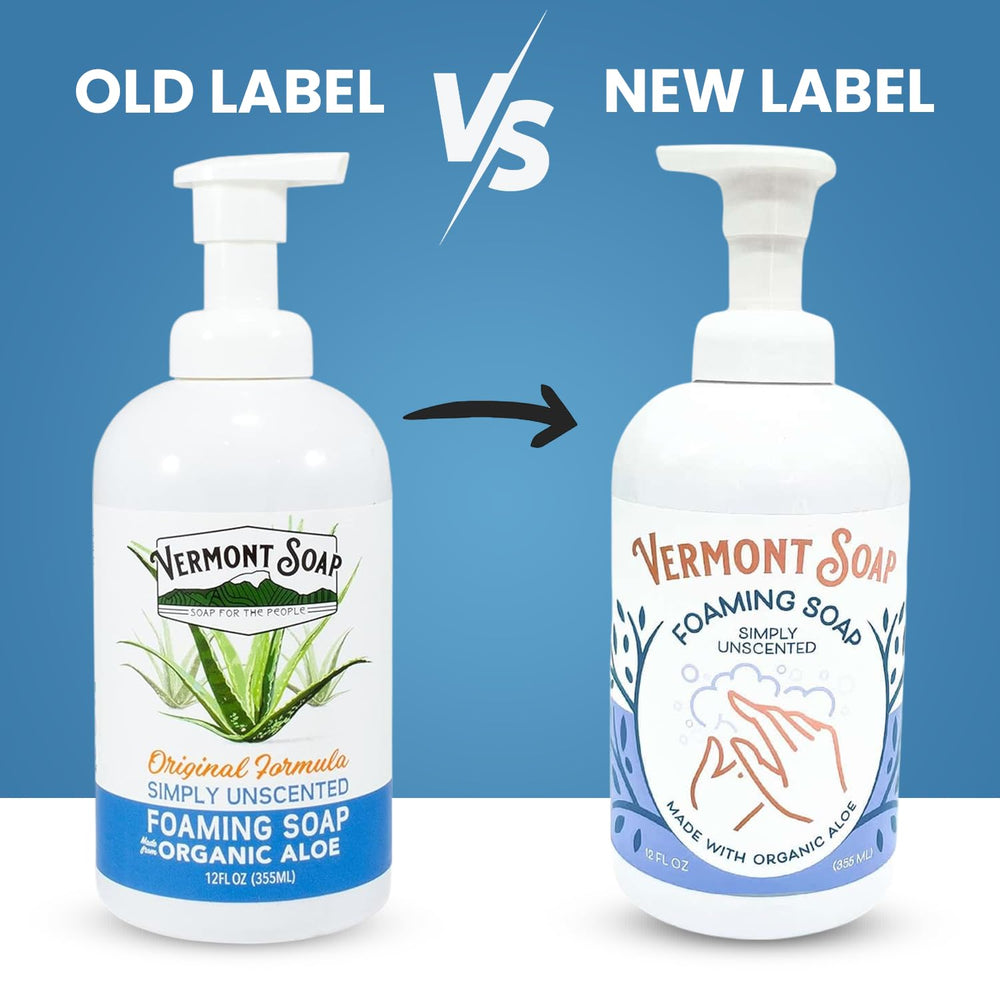 Vermont Soap ingrédients organiques, sélection soignée pour une formule naturelle
