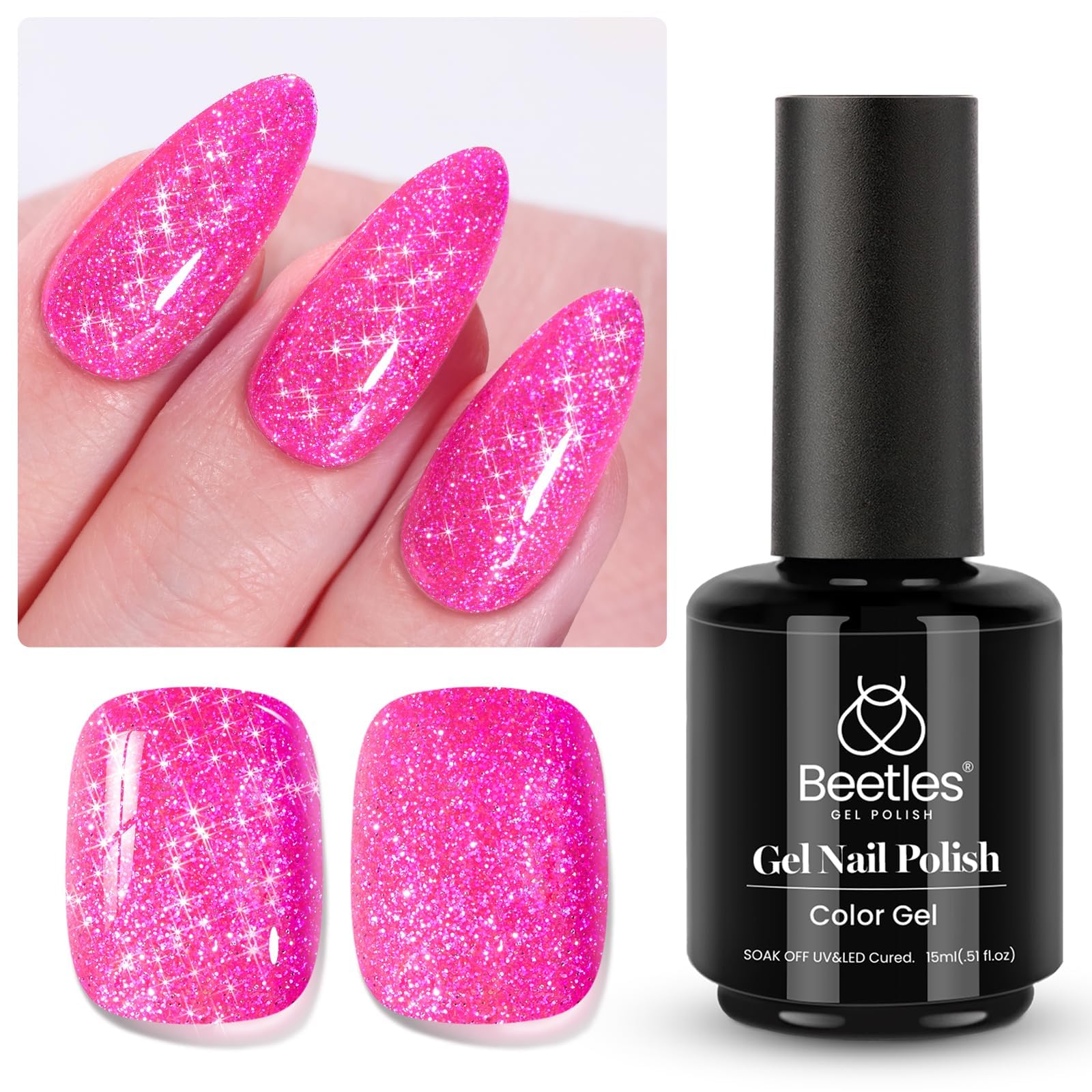 Cadeau Valentin Beetles Gel Polish, idéal pour femmes et amies.