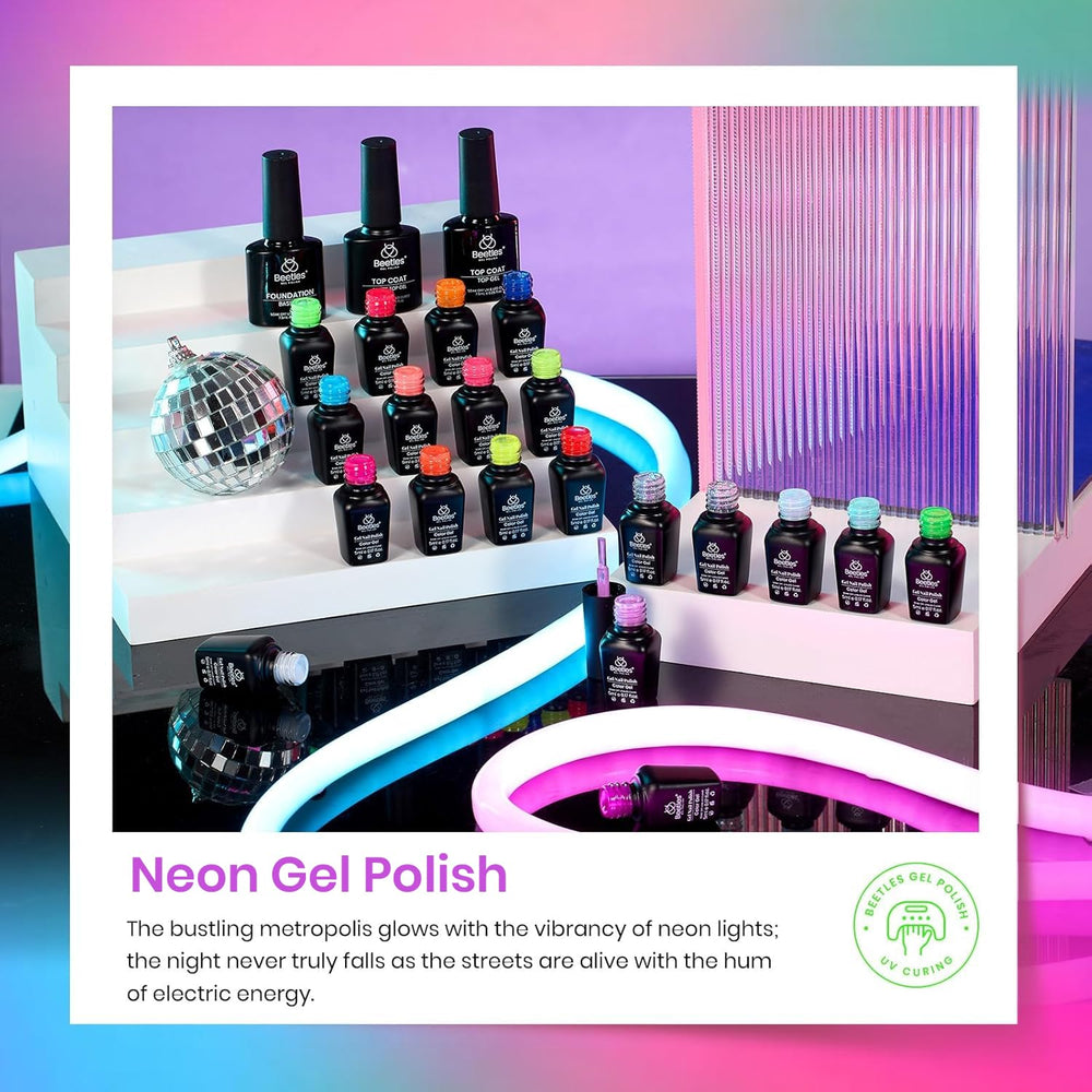 Vernis néon rose Beetles pour des touches lumineuses et tendance