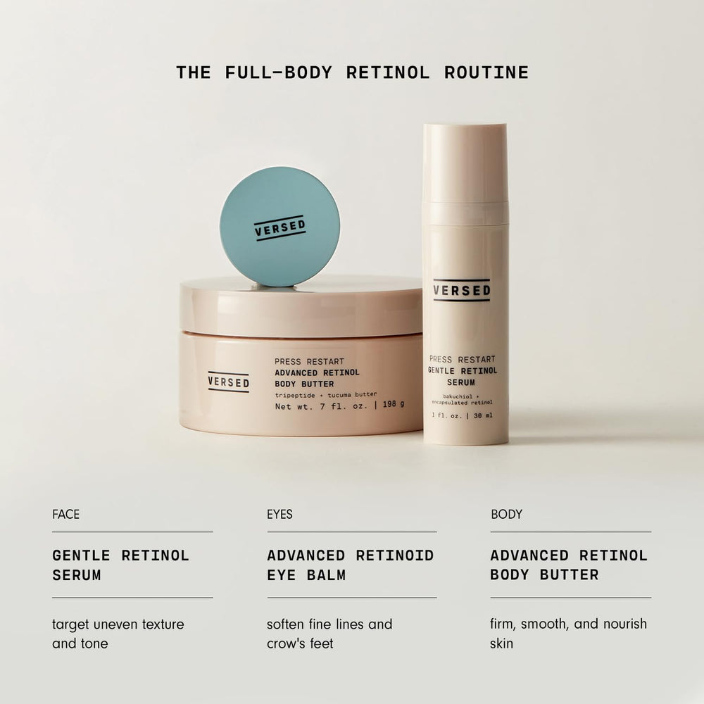 Versed application nocturne – massage sur peau sèche.