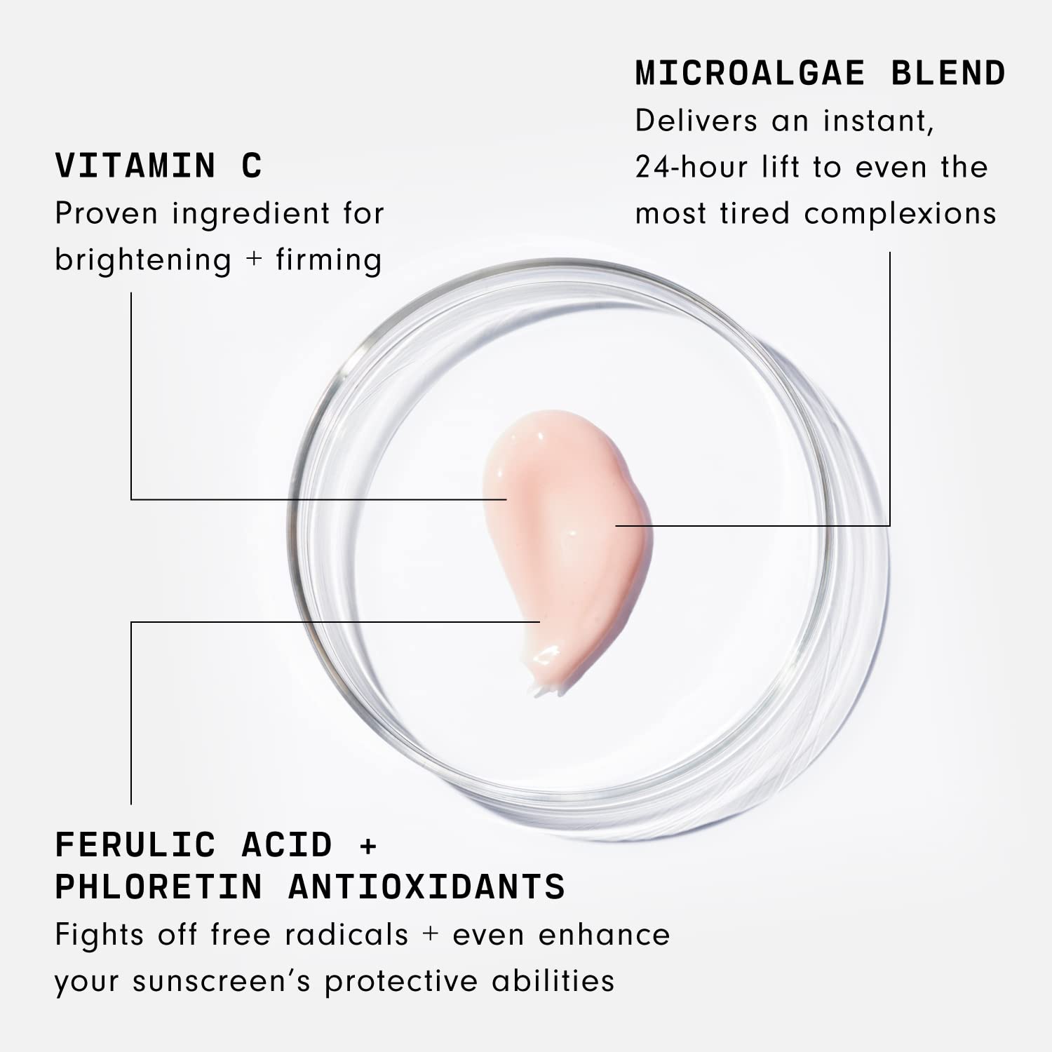 Versed Auto-Save Serum etiquette-emballage met en avant ingrédients naturels et vegan.