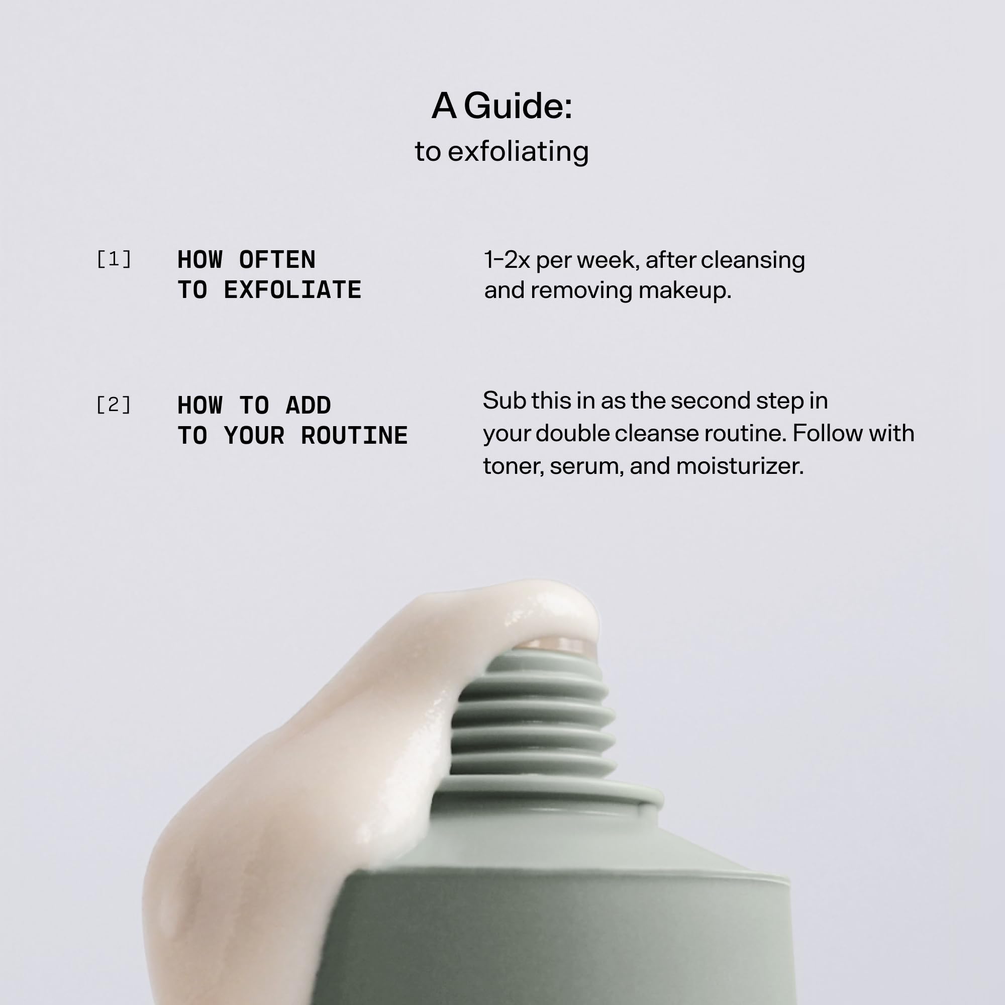 Versed Day Maker, microcristaux biodégradables pour exfolier en douceur.