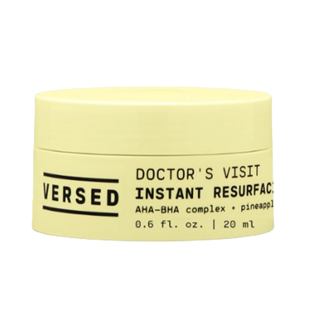 Versed Doctor's Visit masque-visage dans emballage élégant promettant un éclat renouvelé.
