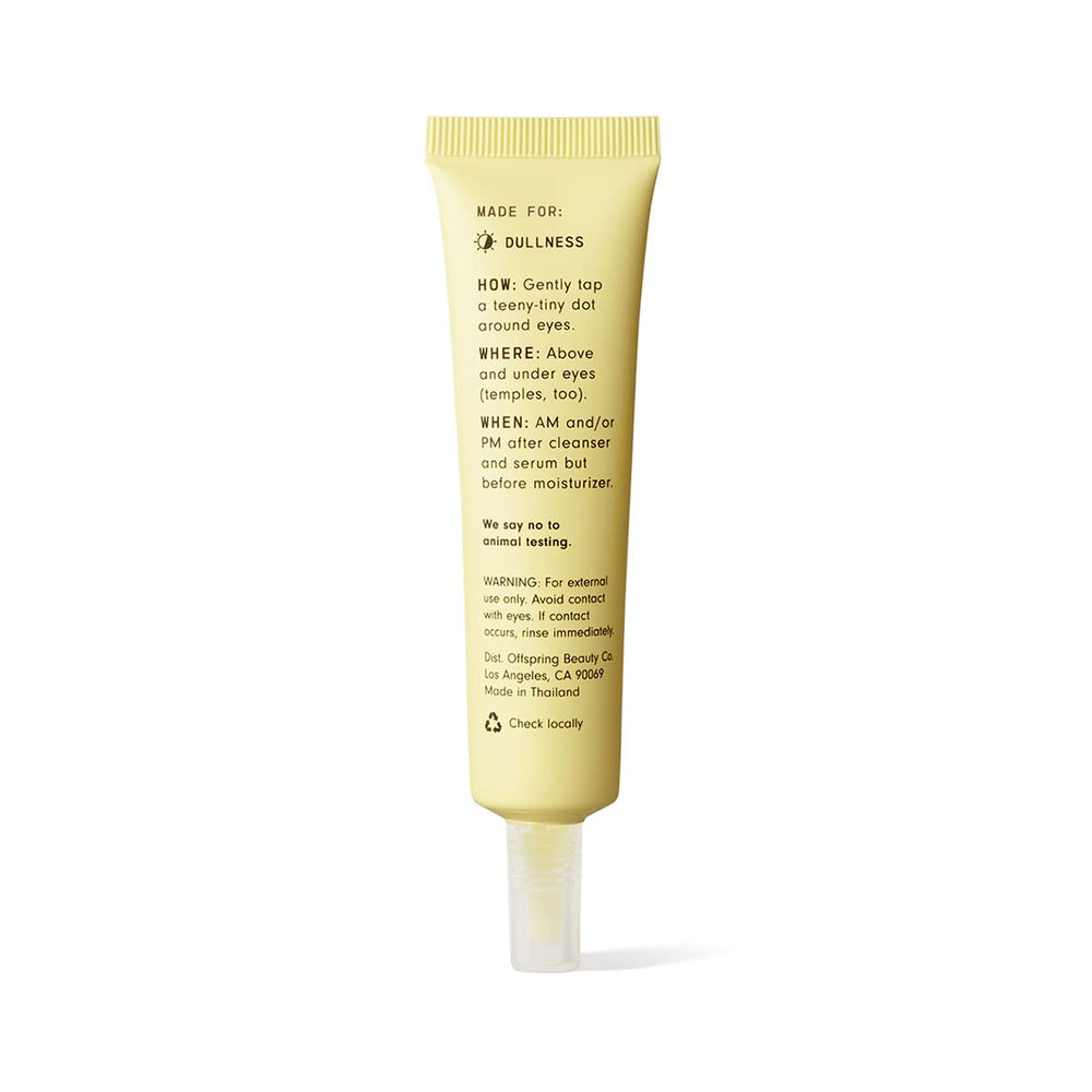 Texture gel légère et fraîche du soin contour des yeux Versed
