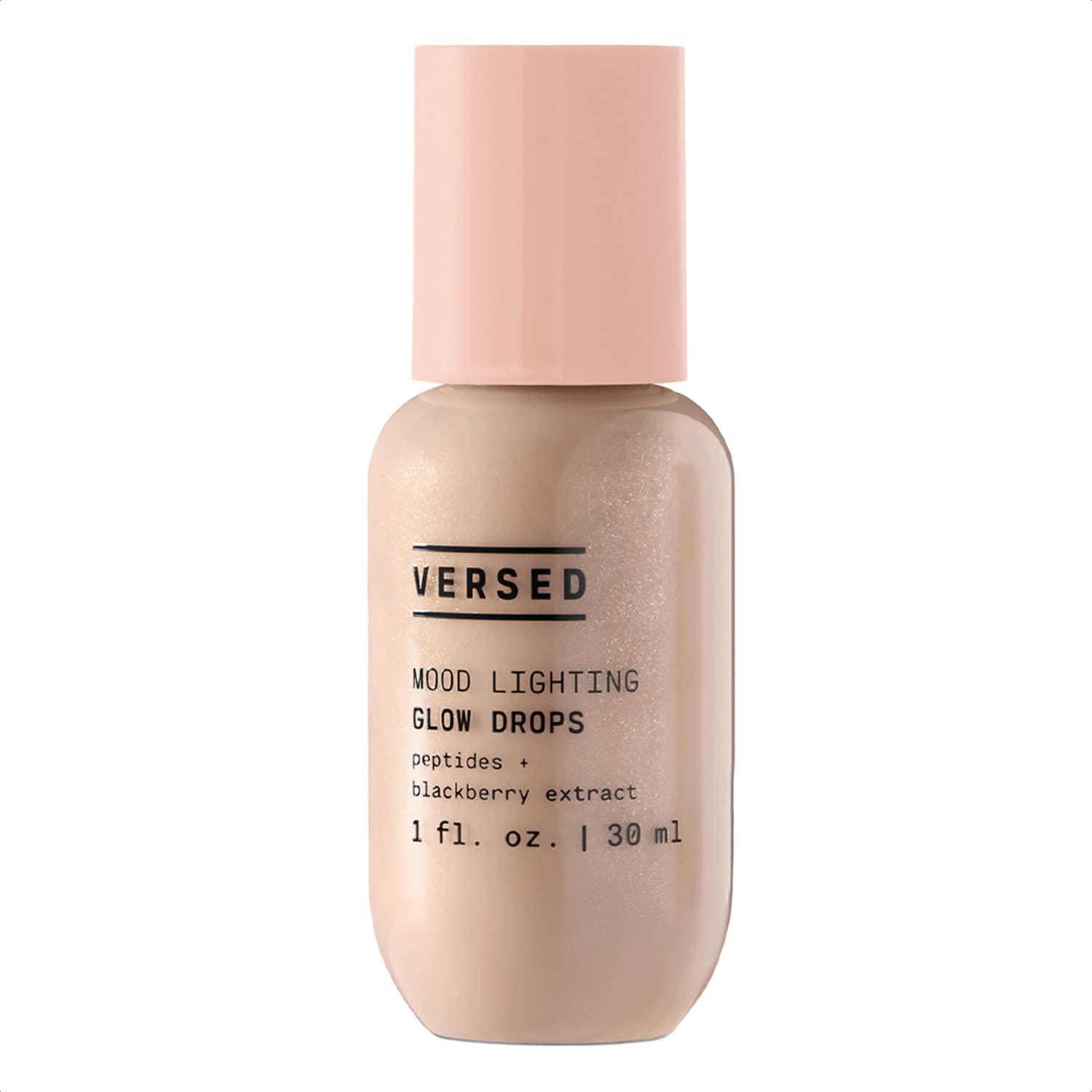 Versed Mood Lighting gouttes lumineuses sur peau, éclat subtil et hydratation légère