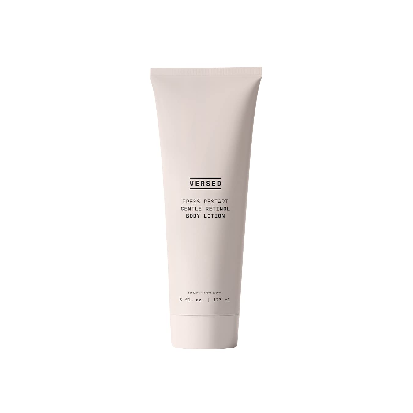 Versed Press Restart Lotion: bouteille et hydratation légère sans gras.