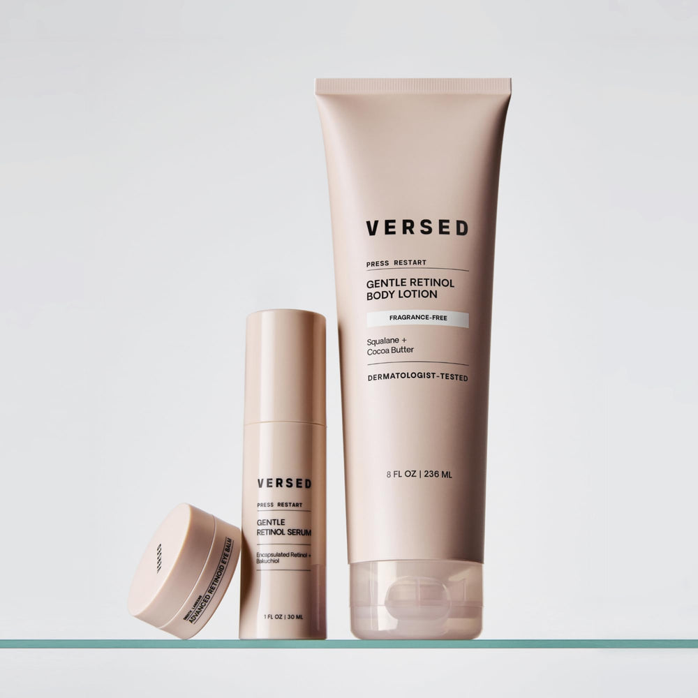 Utilisation nocturne avec Versed Smooth Landing pour hydrater le contour des yeux.