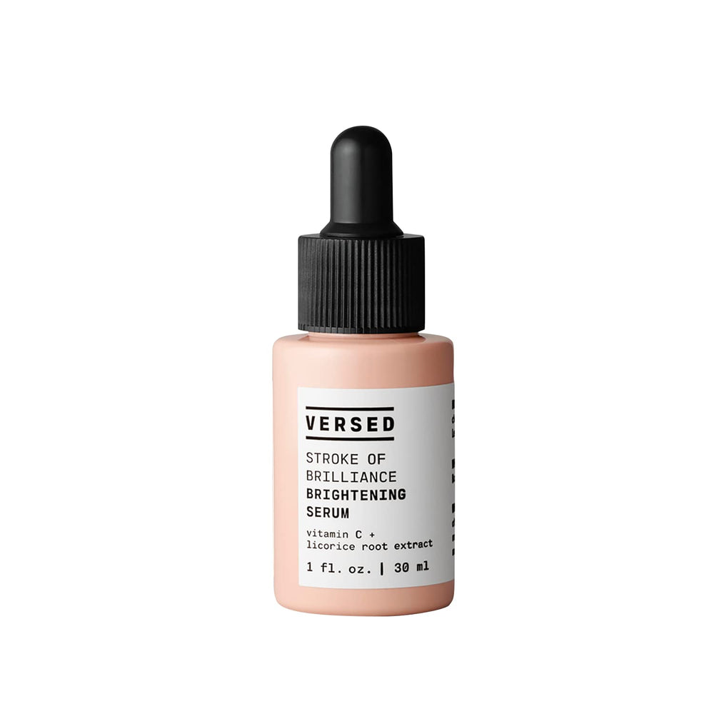 Versed Stroke of Brilliance serum bottle front for brightening and even skin tone