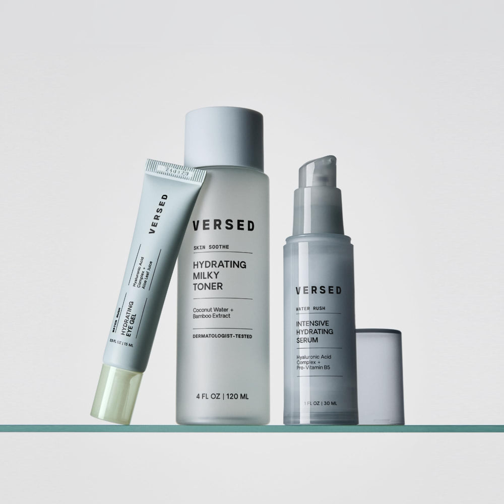 Versed Water Rush Gel, regard plus frais après l’application