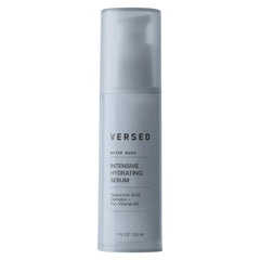 Versed Water Rush sérum bouteille — hydratation légère pour peau sèche et sensible.