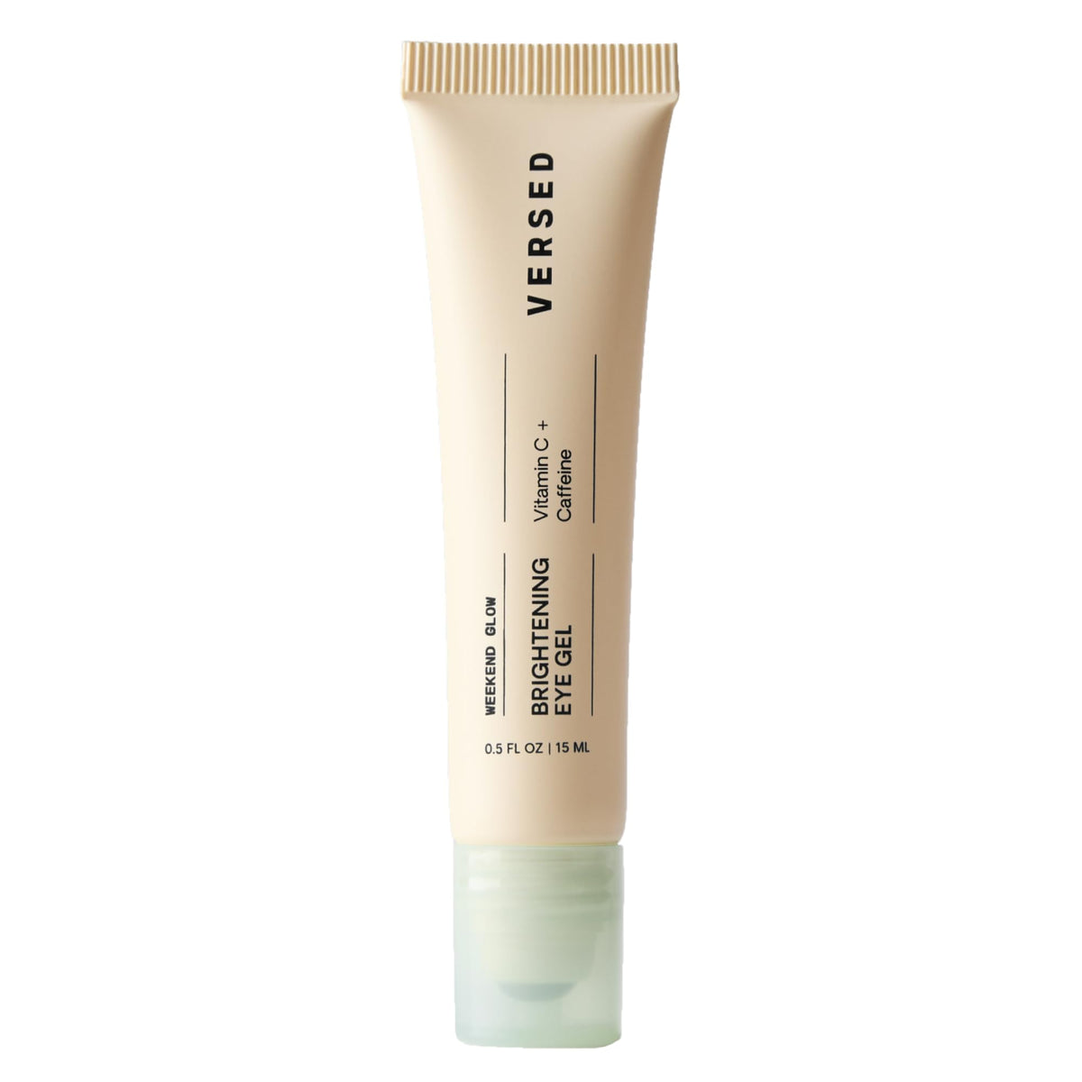 Versed Weekend Glow Eye Gel avec roller frais apaise les poches autour des yeux.