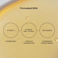 Versed Weekend Glow applied to clean skin for hydration