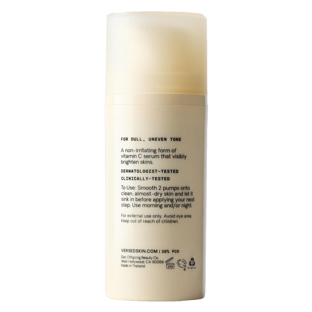 Versed Weekend Glow texture on skin with non-sticky finish