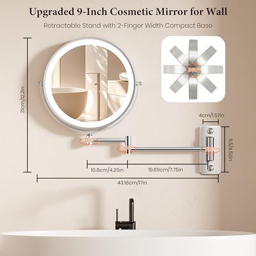 Finition nickel perle Vesaur anti-corrosion, durable en salle de bain