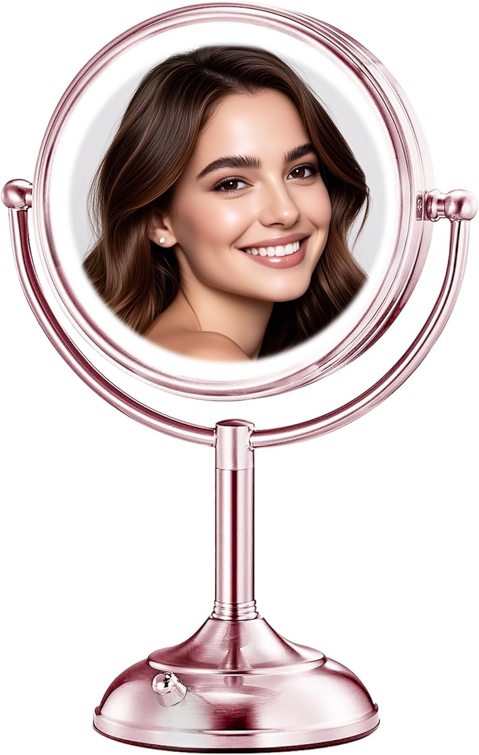 Miroir VESAUR éclairé de 8,5 pouces pour un maquillage précis