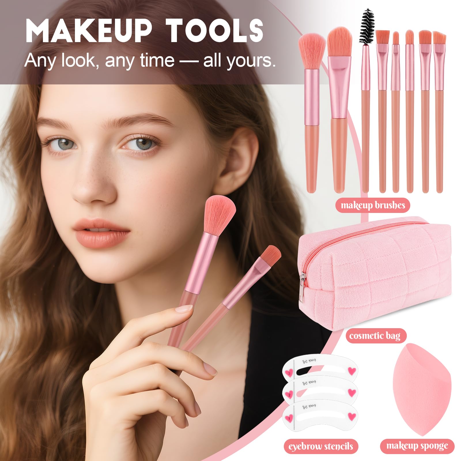 VESPRO crayon pour les yeux et mascara longue tenue pour regard défini