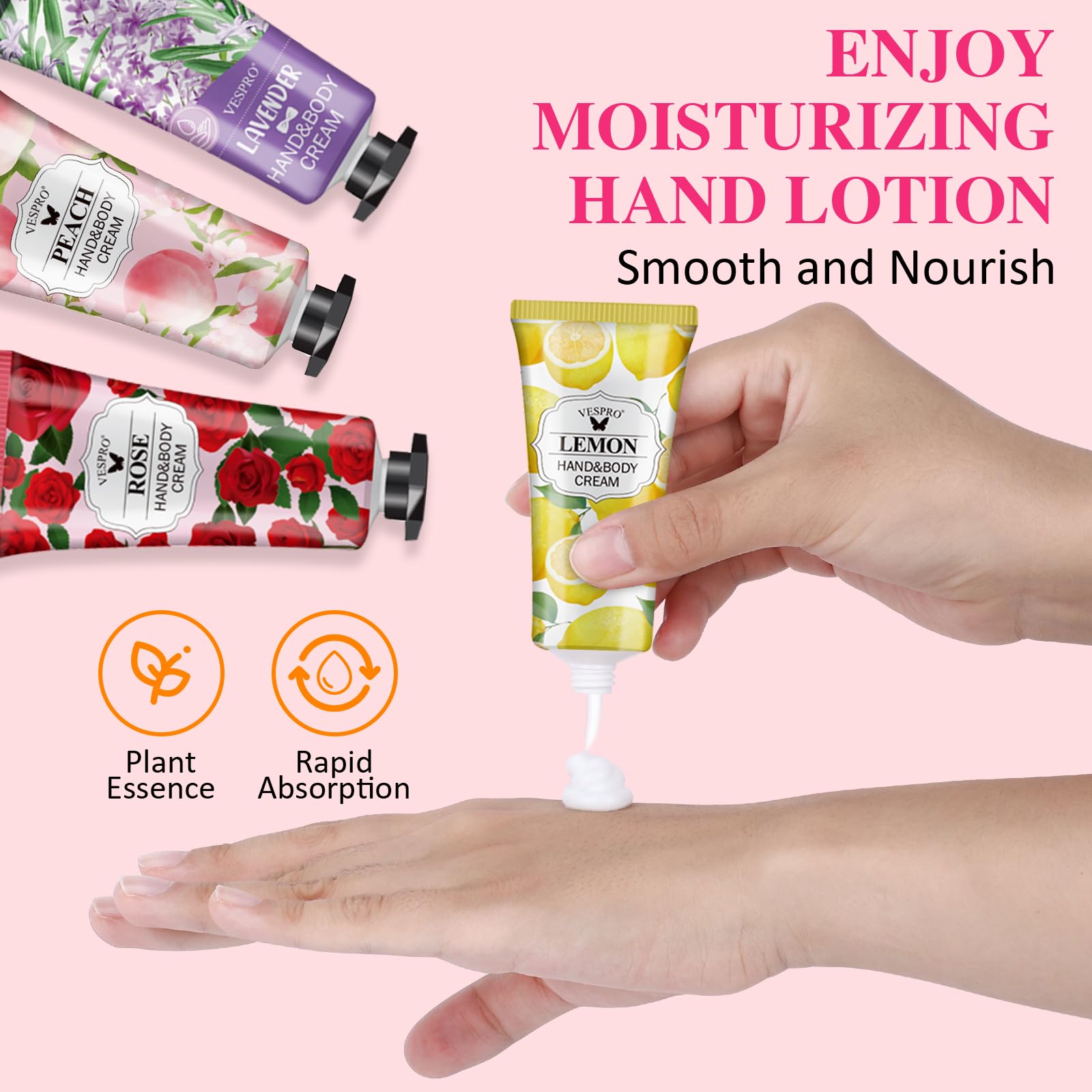 Vespro creme main camomille ambiance, soin apaisant pour peaux sensibles.