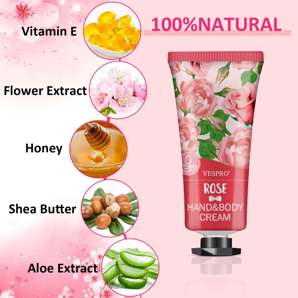 Vespro creme main rose ambiance, parfum doux pour un moment de détente.