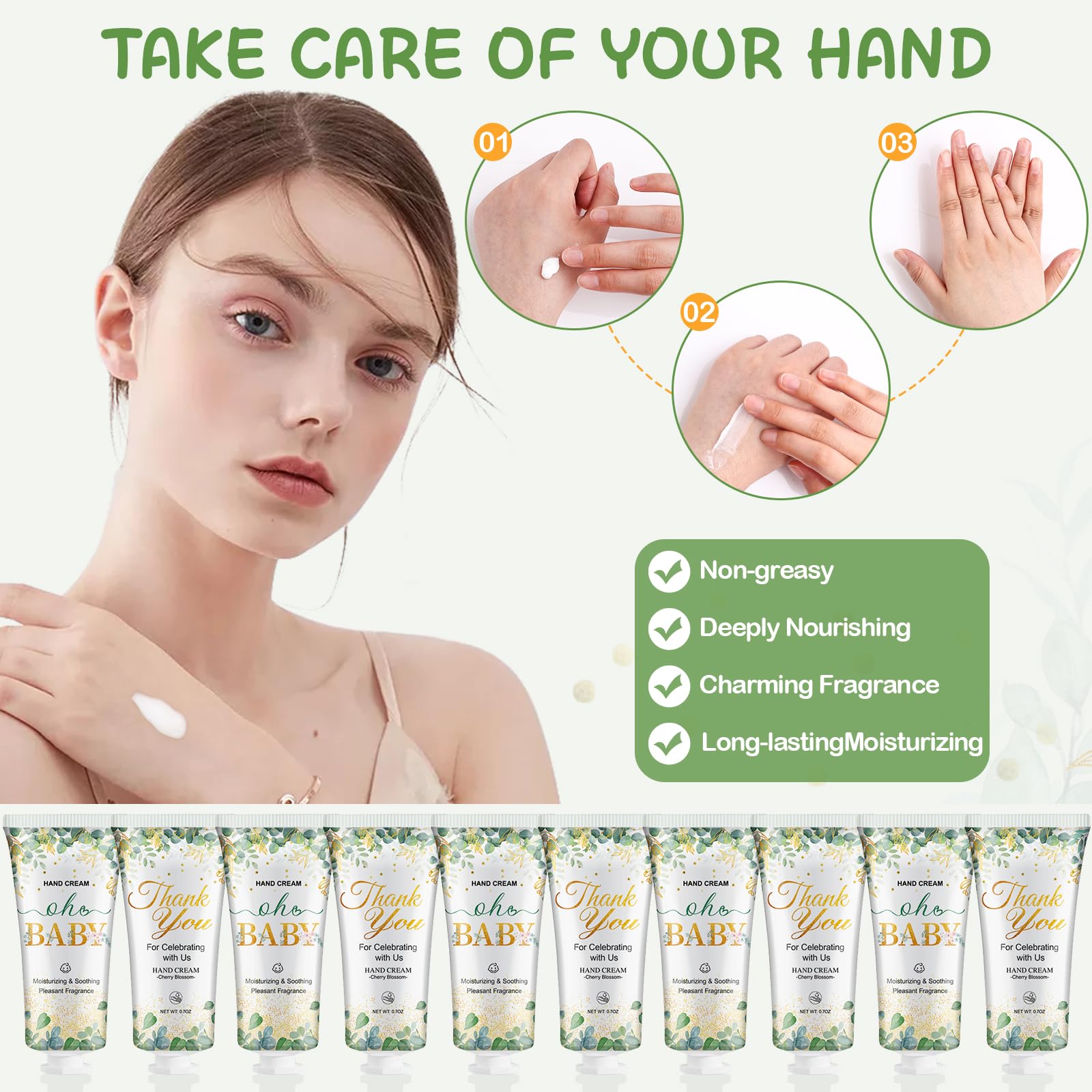 VESPRO crème mains non grasse: texture agréable et absorption rapide.