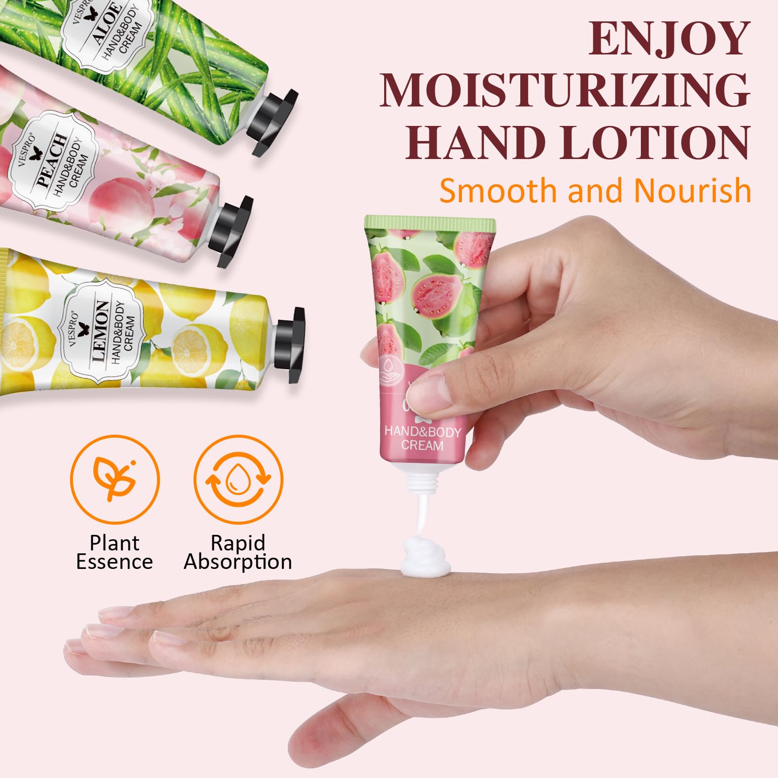 Vespro-cremes-mains-aloe: texture légère et absorption rapide