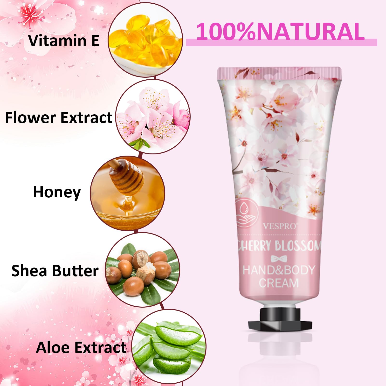VESPRO crème mains parfum rose et lavande, douceur quotidienne