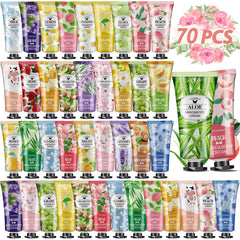 VESPRO ensemble-crèmes-mains-70-pack offre hydratation durable et choix de parfums.