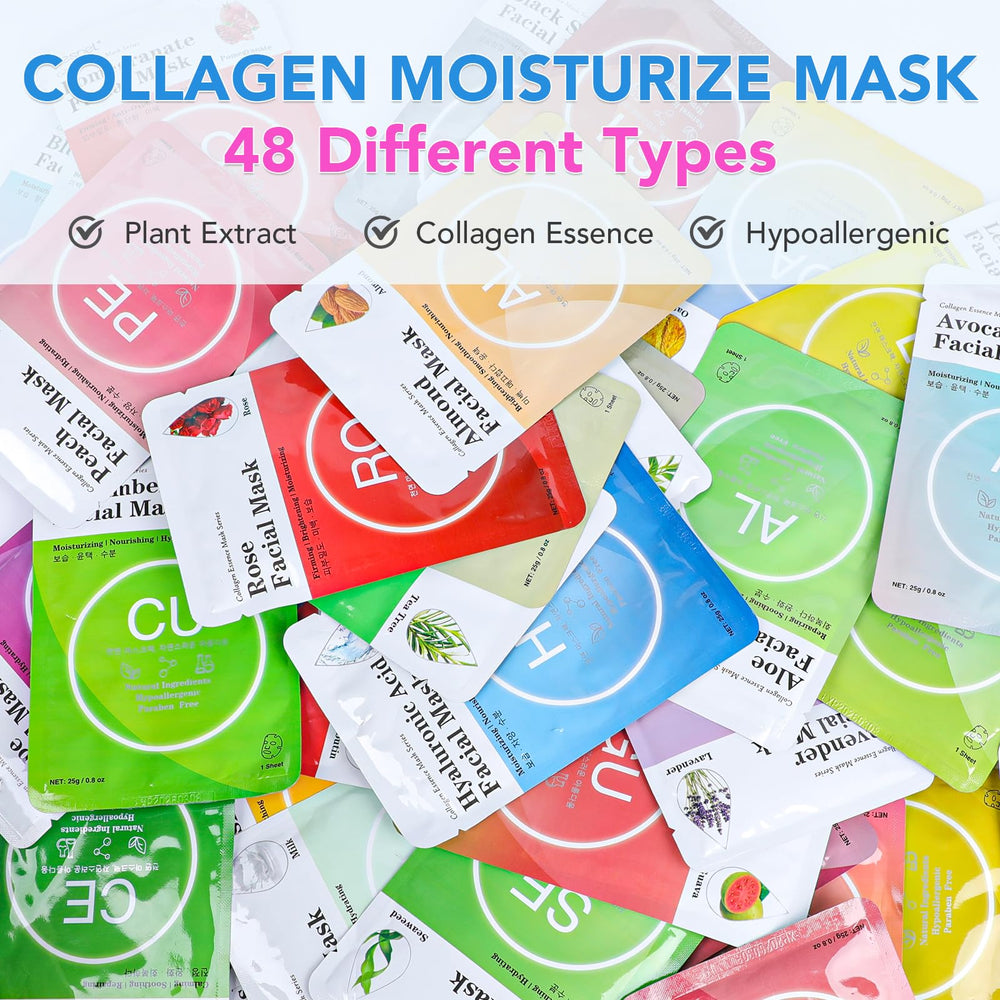 VESPRO masque-visage collagène, effet rafraîchissant et souplesse retrouvée.