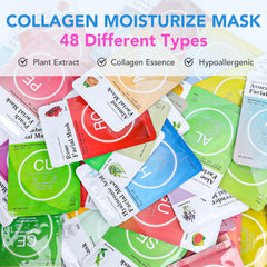 VESPRO masque-visage collagène, effet rafraîchissant et souplesse retrouvée.