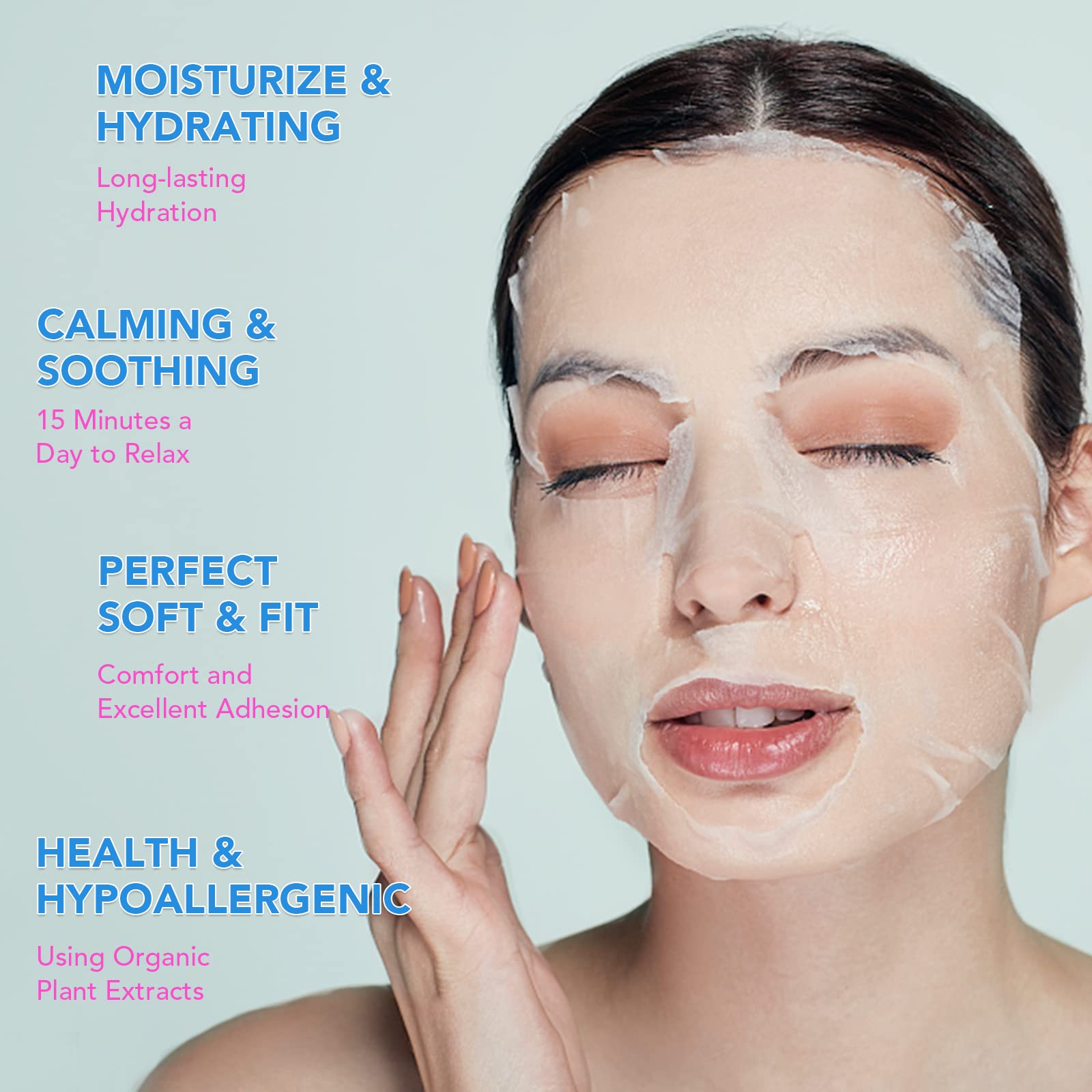 VESPRO technologie avancée, masque généreux en nutriments pour la peau.