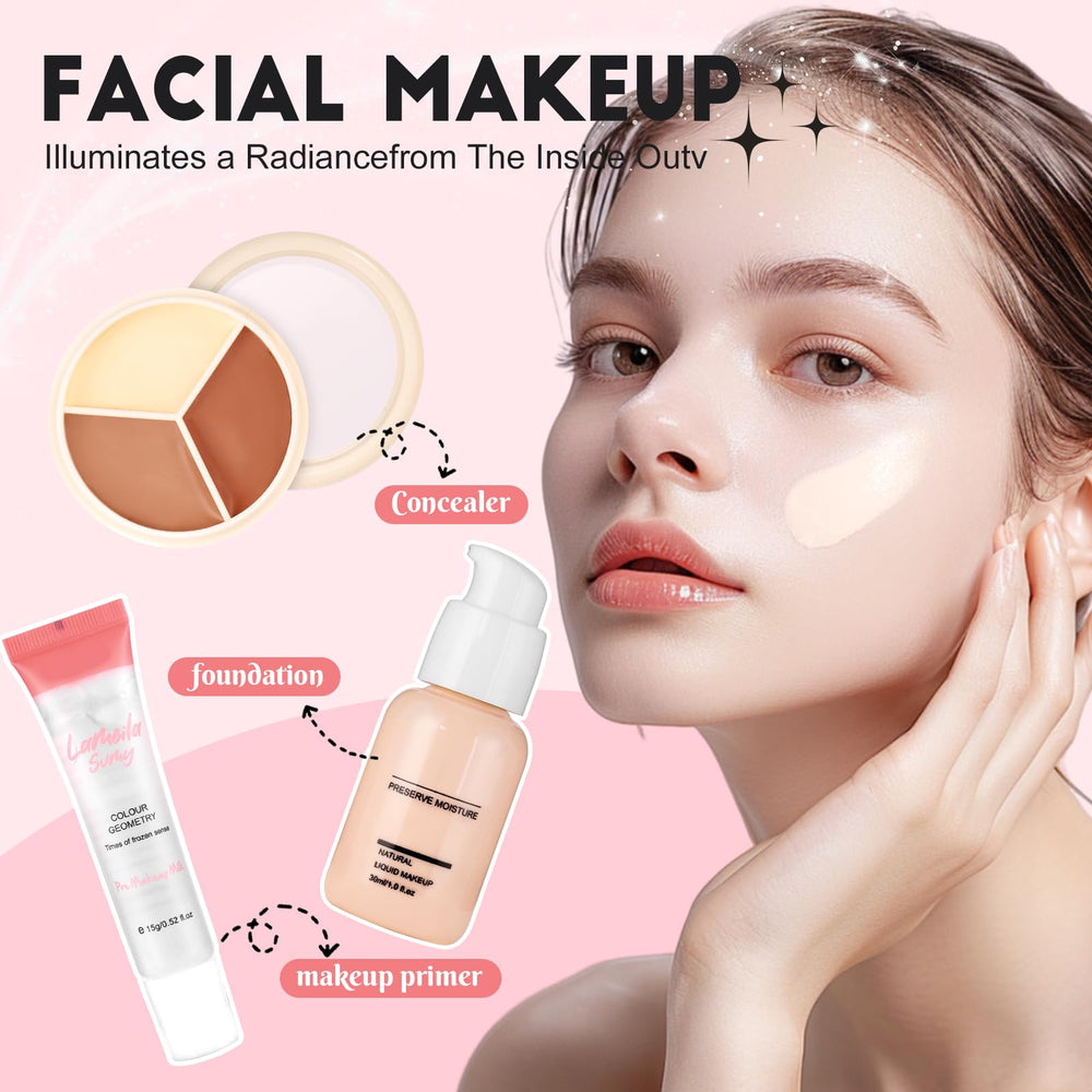 VESPRO trousse-maquillage voyage, compacte et prête pour des retouches