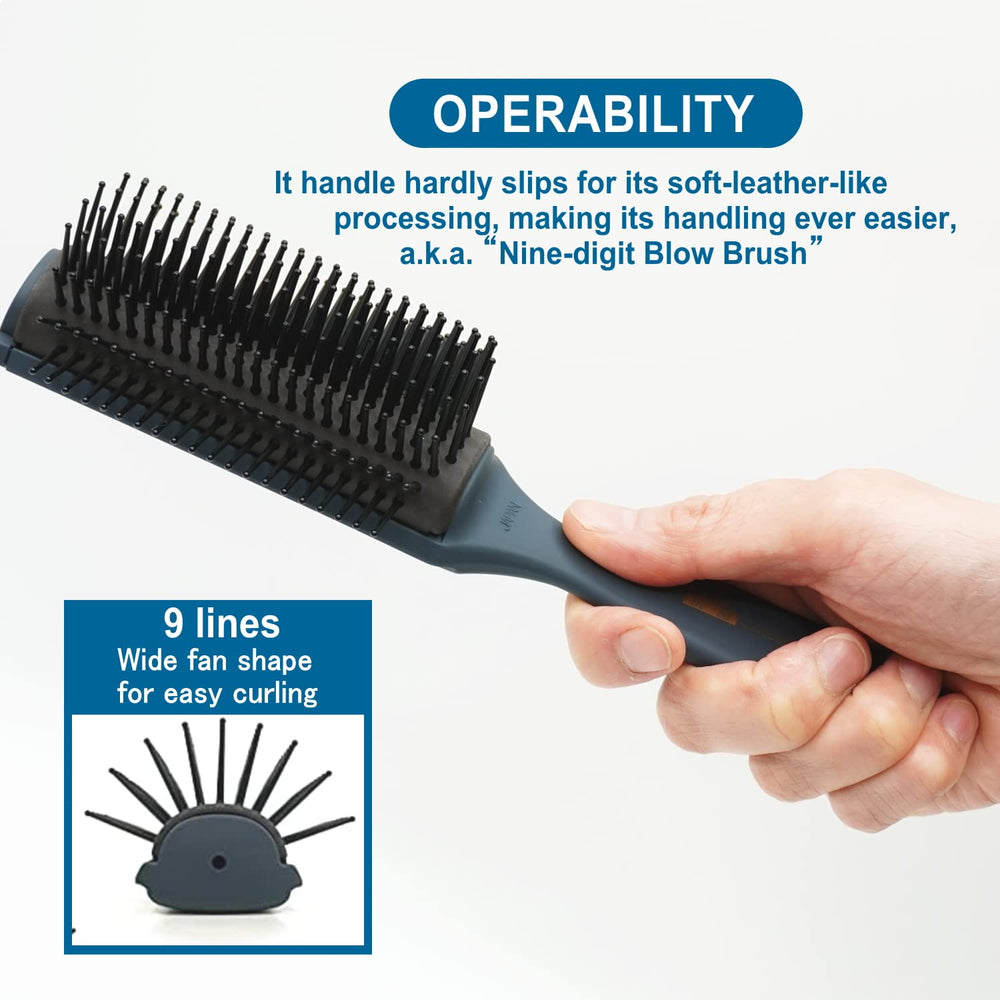 VESS Pro-2000: poils nylon arrondis glissent pour brushing fluide