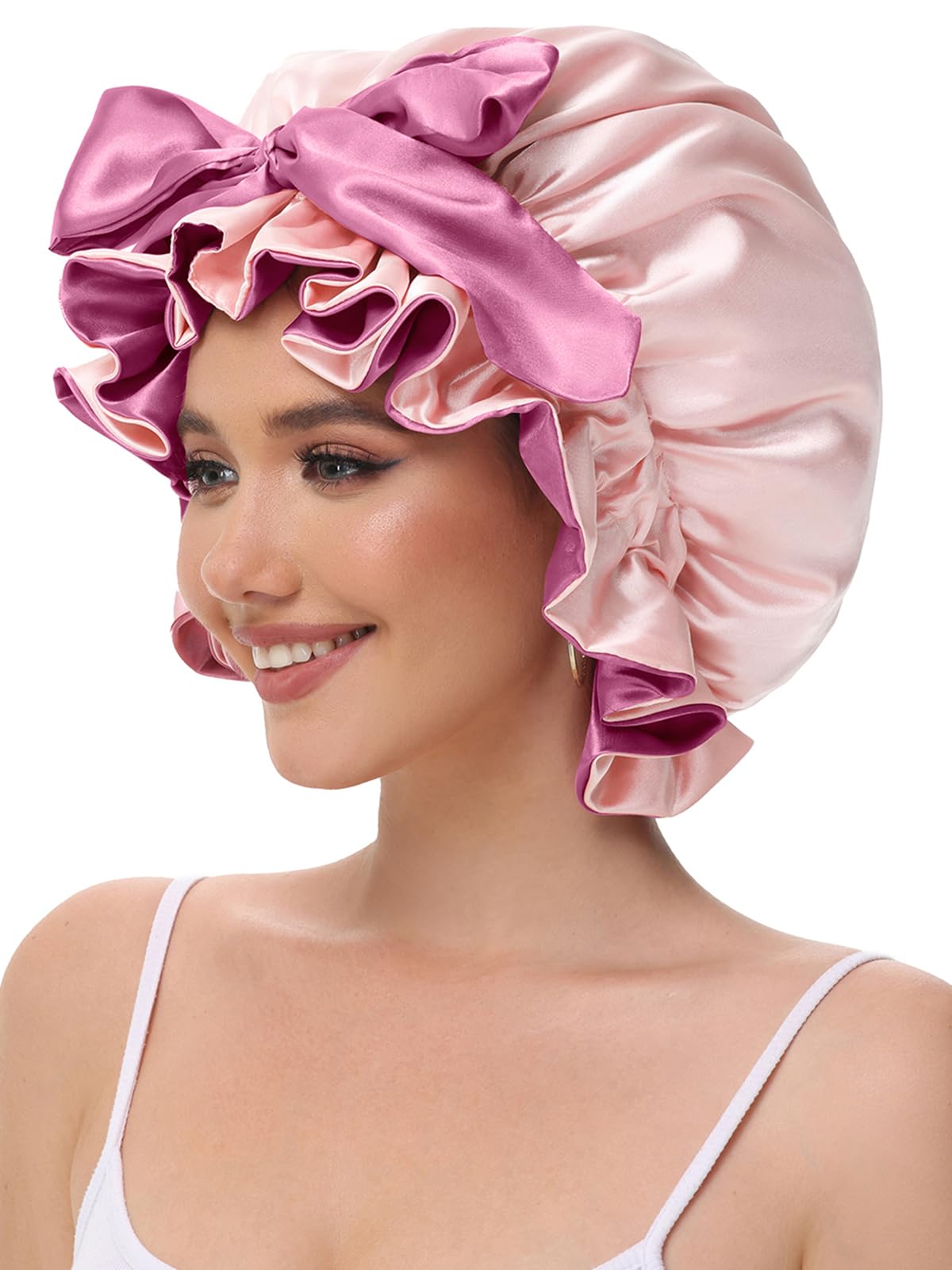 Vettres bonnet satin, usage quotidien et occasions spéciales, pratique pour maquillage ou sport.