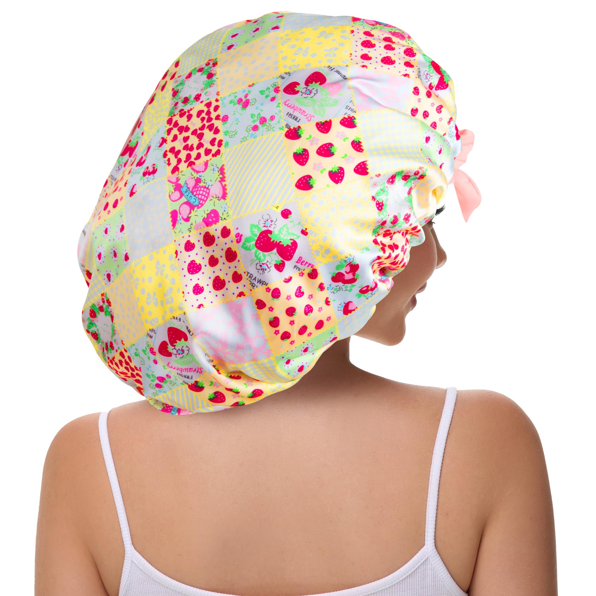 Vettres bonnet satin doublé, bande ajustable assurant maintien tout au long de la nuit