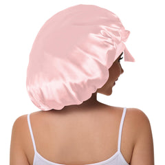 Bonnet satin Vettres avec bande réglable – ajustement sûr pour toute la nuit.
