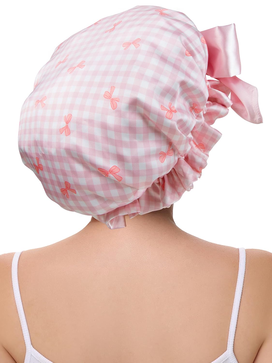 Bonnet Vettres satin double couche, protection renforcée des cheveux.