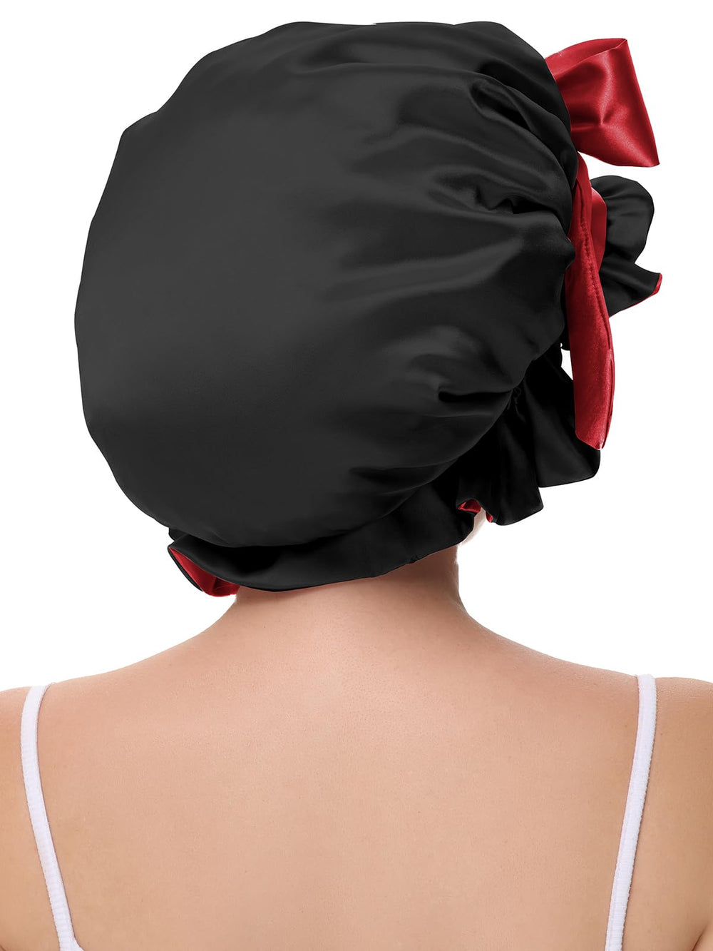Vettres bonnet satin durable avec élastique pour un maintien fiable.
