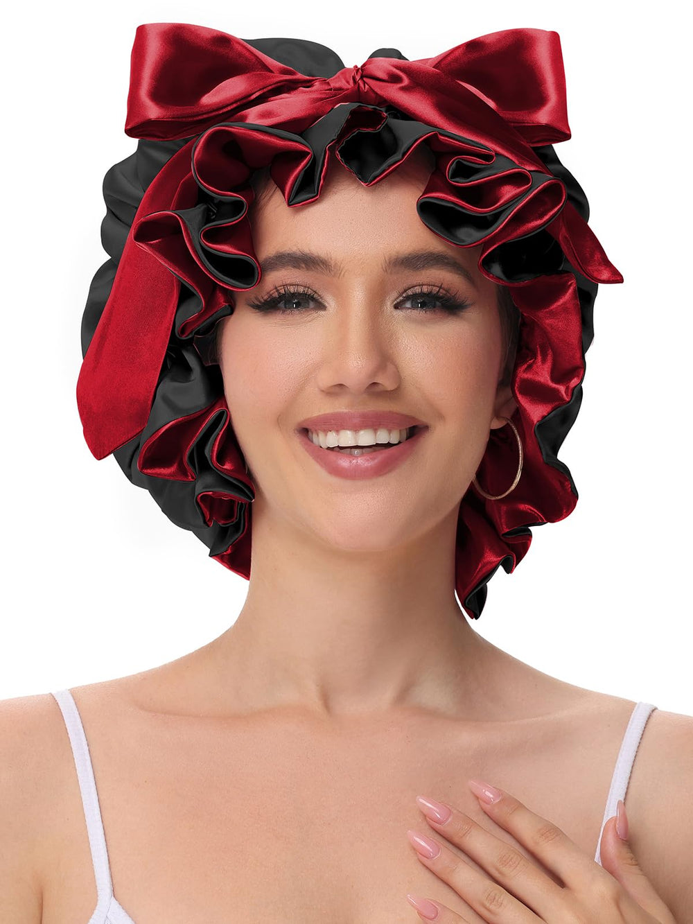Vettres bonnet satin protection et brillance pour les cheveux.