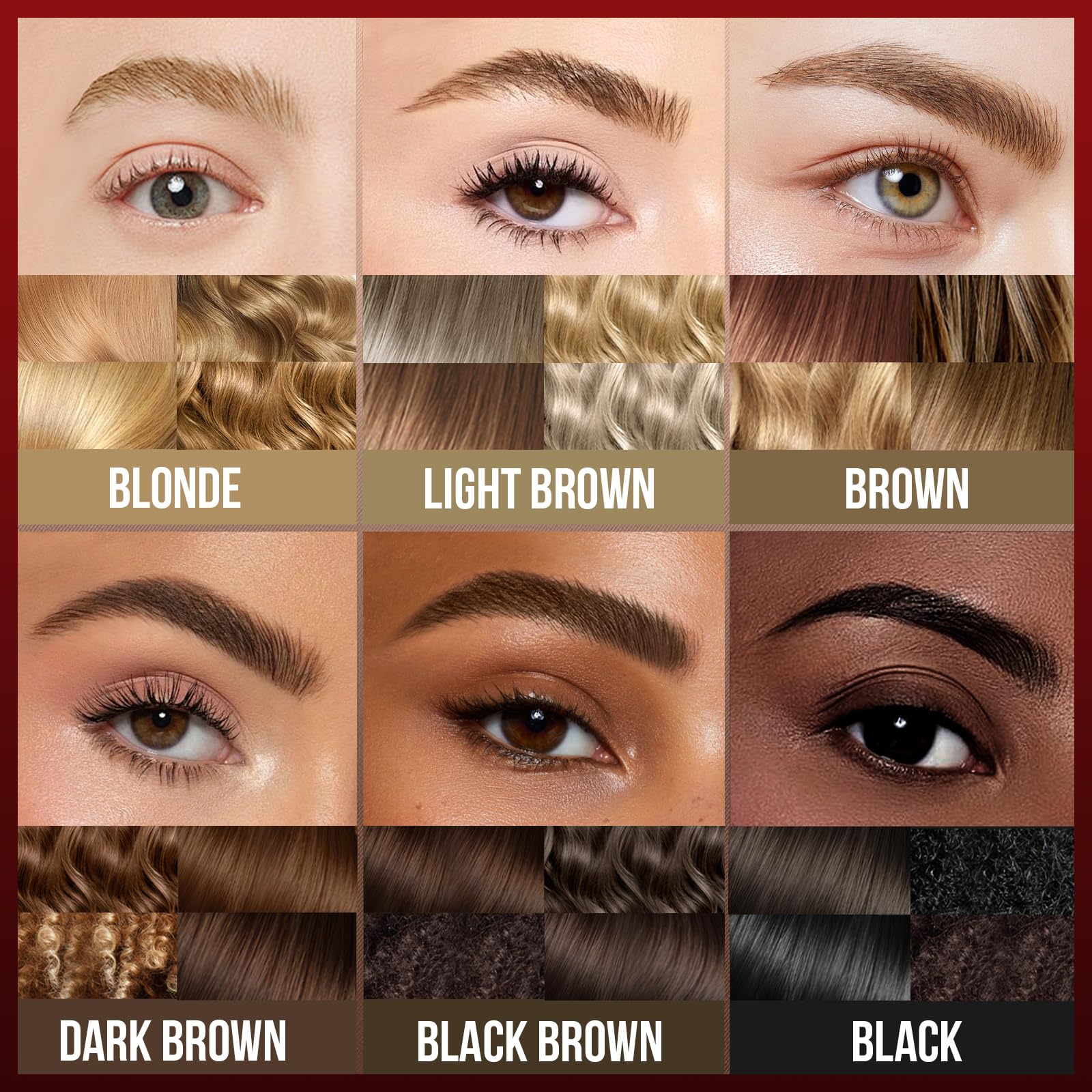 Définition de l'arche et de la queue des sourcils avec précision