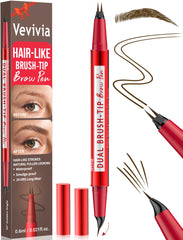 Le crayon Vevivia Sourcils avec brosse double et pointe courbée pour un rendu naturel