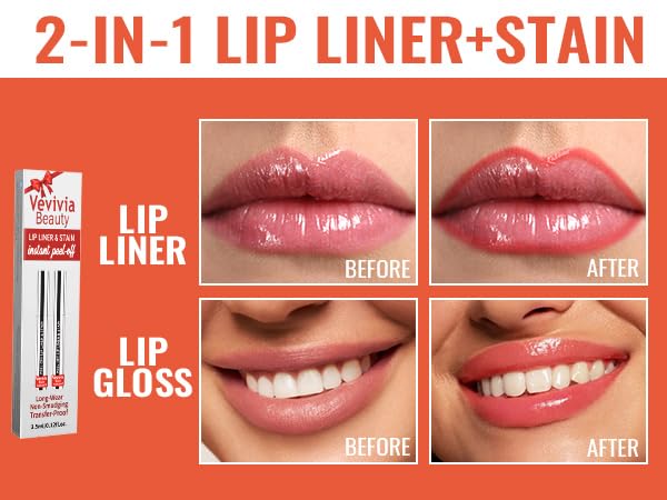 Vevivia Beauty teinte lèvres à retirer rose pour contour net et précis
