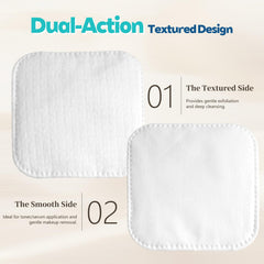 Disques coton Vexlytra triple couche alliant douceur et efficacité.