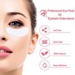 Application extensions cils facilitée grâce au patch hydrogel VEYES INC rose.
